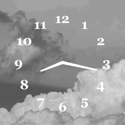 GLAY Cloudy clock 钟 小部件的想法[GpM2oYLPUTTsHSx4gidb]