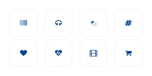 Blå App Icon Pack[21btUT4ka1N9GVxtpi8T]