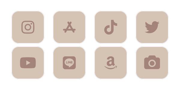 モカ𓂃𓈒𓂂 Pacchetto icone app[ARah6z6CQGGa0qLKAJ0l]