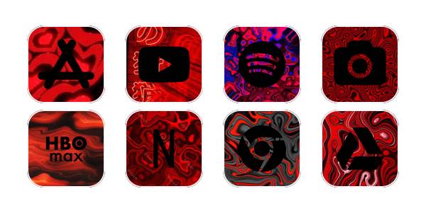 red neon App Icon Pack[pygQfNgvqDi78yEgnUOh]