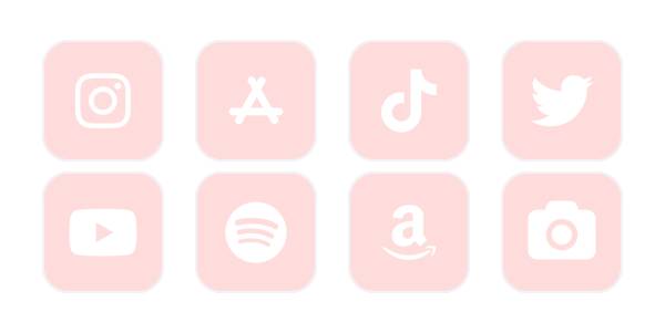 pink and white x Pacchetto icone app[MY1YJu3Tu19RmtutlvBP]