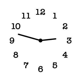 時計1 Horloge Idées de widgets[iBkeKf0obKpCecuHJwYv]