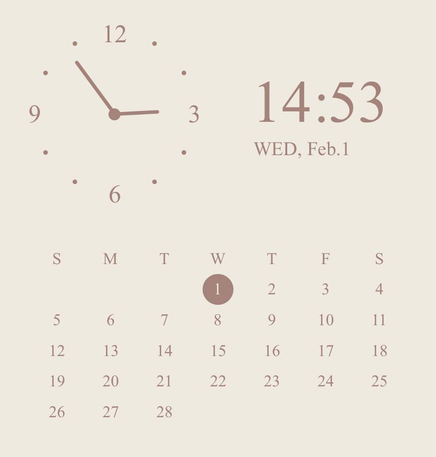 time Horloge Idées de widgets[myERyZyP4wmR88PxkO6R]