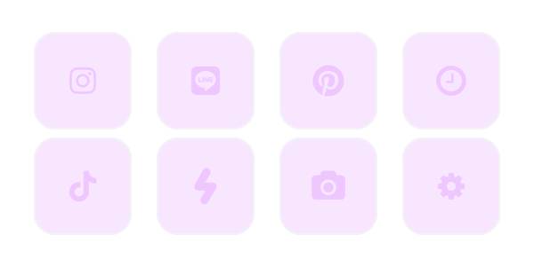 Rosa Pacchetto icone app[BOOaIahxty9YHGoi4uEo]