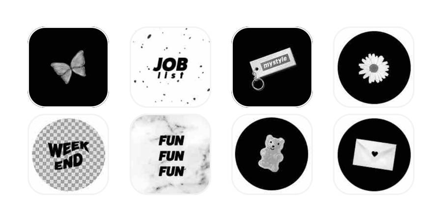黒 Paquete de iconos de aplicaciones[ZgqOE1aVpbVCOupIGYet]
