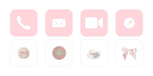 Pink! Pack d'icônes d'application[88NpiL8nTAHf3dNfHLtj]
