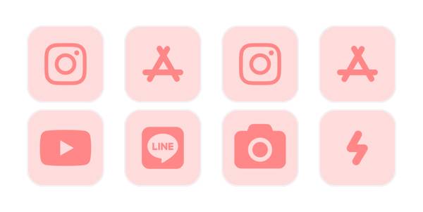 핑크 핑크App Icon Pack[g4c01bEXtOb13IkrHsRd]