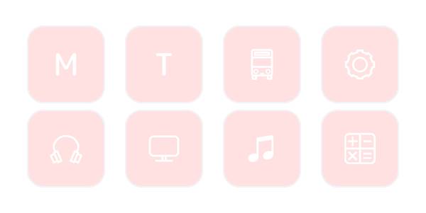 PINKアイコン Paquete de iconos de aplicaciones[anh6qVdGM0vPgnVuO0AT]