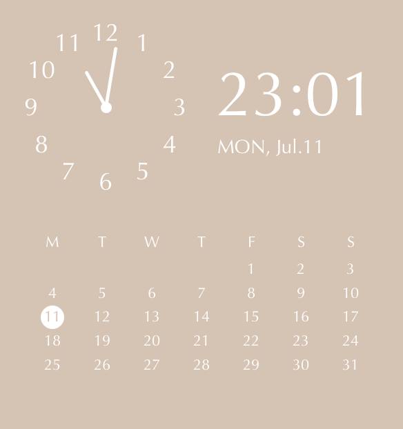 Horloge Idées de widgets[k5uPRqimQEv8qwYhzLZV]