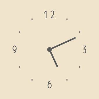 べーじゅ Reloj Ideas de widgets[yck9IAWggaWtt7rg21bv]