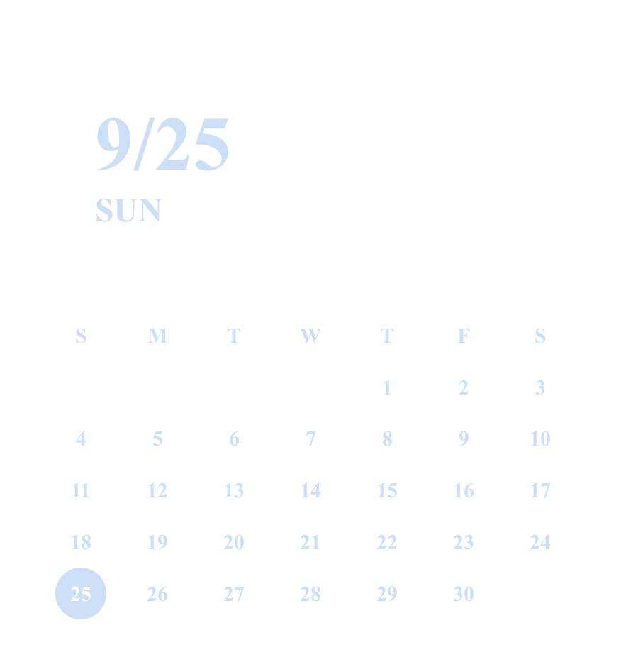 Calendario Ideas de widgets[OvqlK6dweLybYLIz46QE]