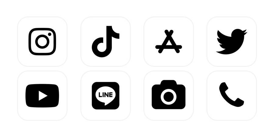 シンプルさん App Icon Pack[MNPcPaK98hgYnKSoSOZZ]