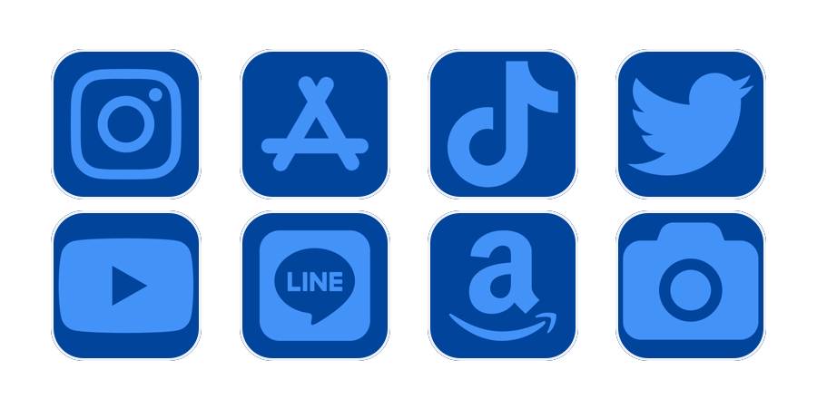 BLUE iconApp Icon Pack[irT22aJGnRn9sgel4BOn]