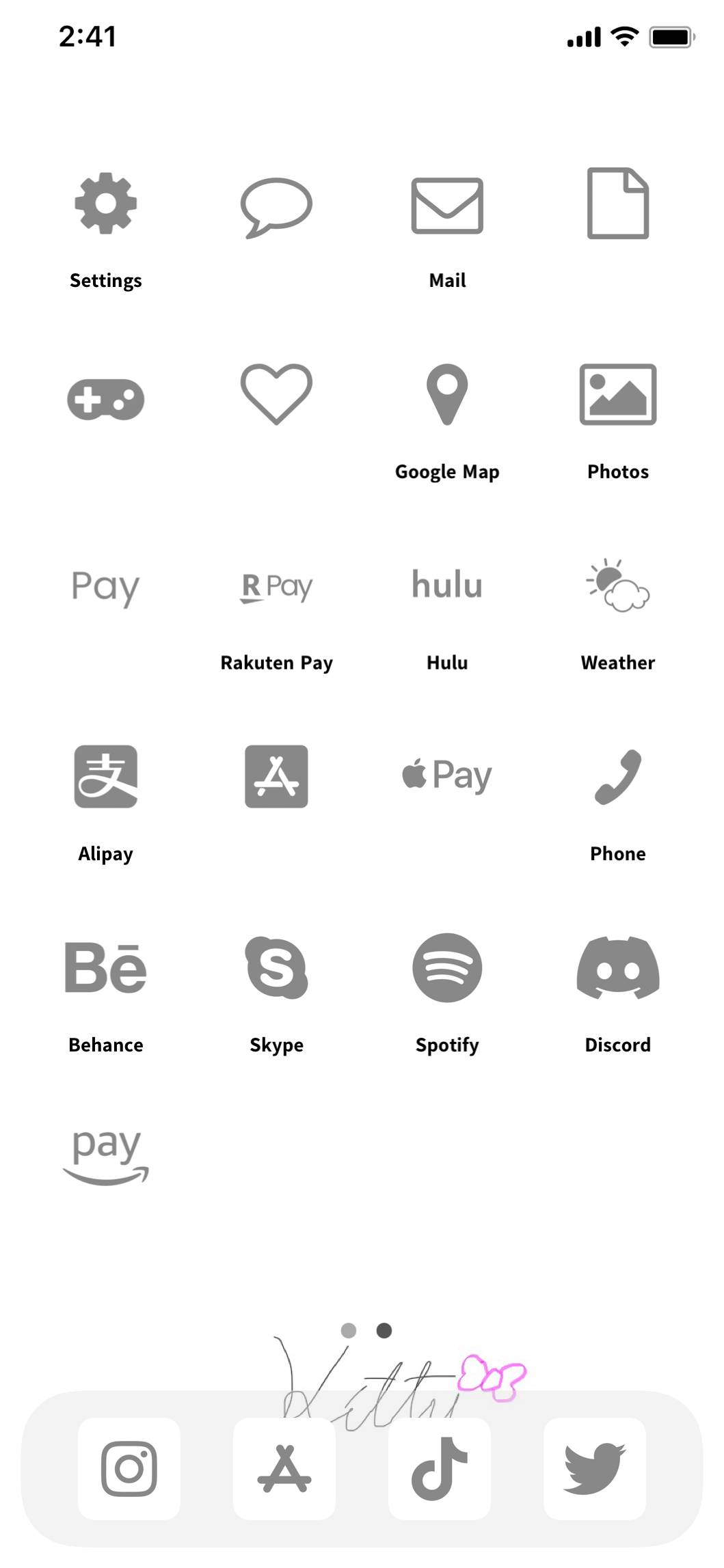 simple kittyHome Screen ideas[4dI4hIObEI9kZOJqmPL8]