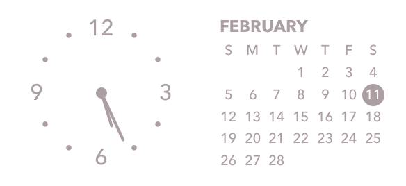 time and calendar Uhr Widget-Ideen[8XkPlmiGFThCaEwlULgx]