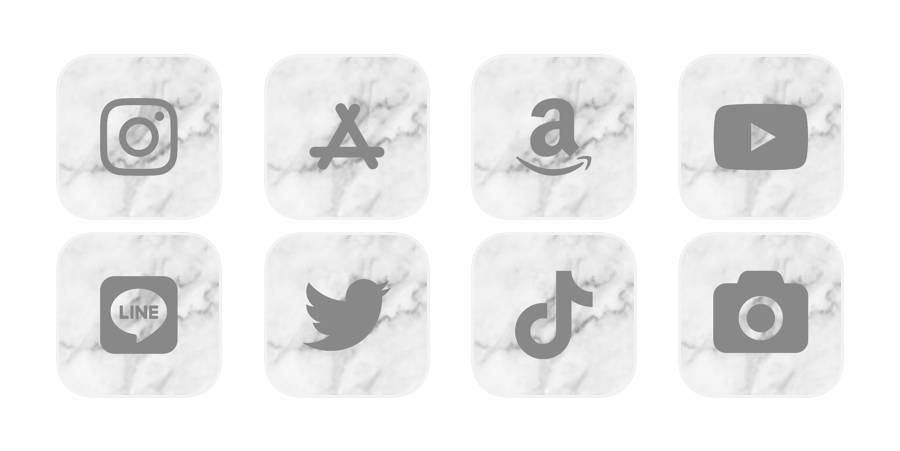 Whitegrey App Icon Pack[fCtbUWWEq4DaP9aJPHcz]