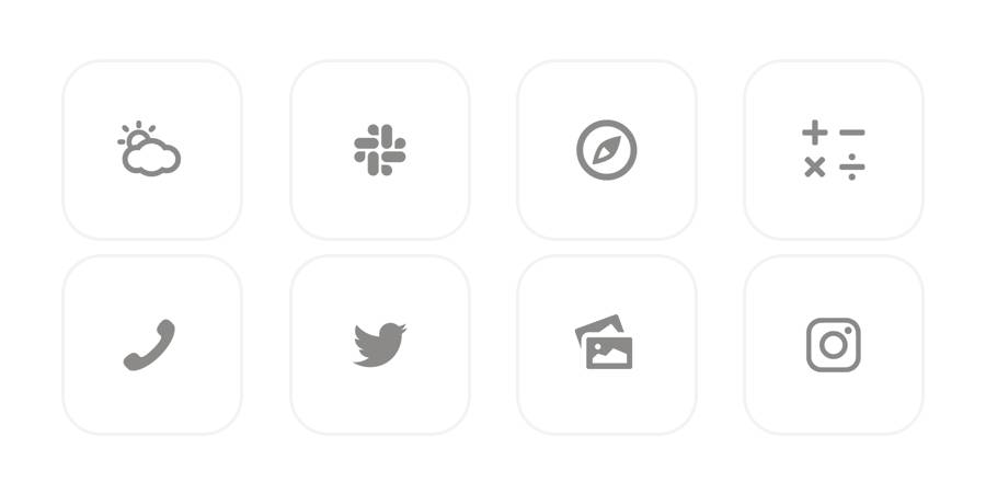 白App Icon Pack[8dRovwdk4iN4K7H58RyF]