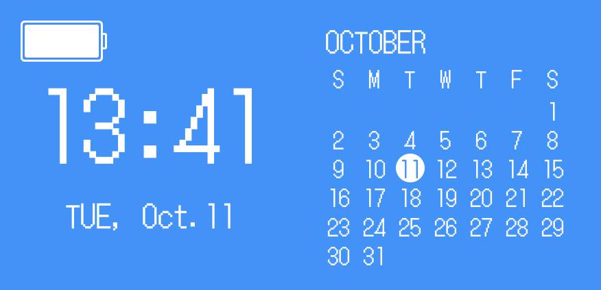 Calendrier Idées de widgets[eqyy5hHU1YZXR6bI91sD]