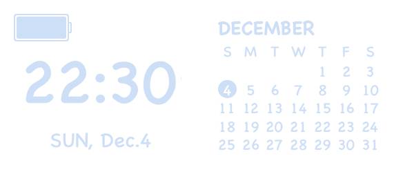 Calendario Ideas de widgets[G0Xzwti0Of8bJscywwpa]