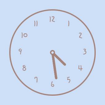 Clock Widget ideas[Zv6LGGdWkJb8CKHyyv11]