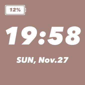 Time Widget ideas[j2g2VAtIYZNYFKHUzVMn]