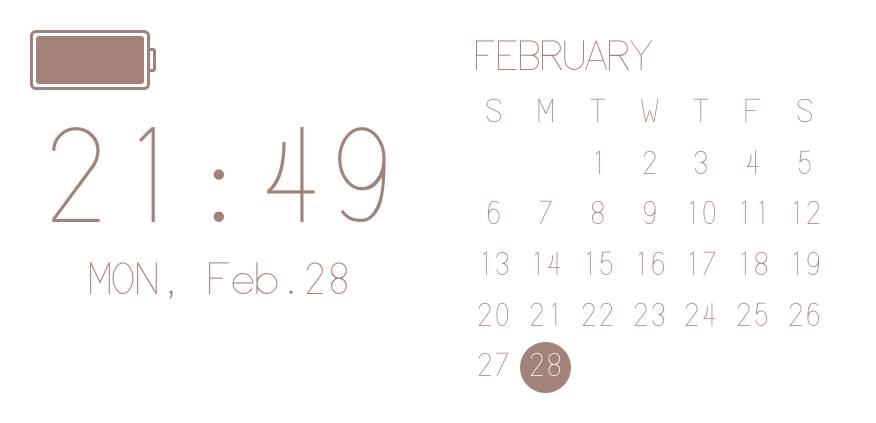 Pretty Calendar Widget ideas[BC2QMbYEVAHPpGfBjKAq]