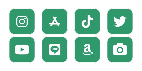 緑 アイコン App Icon Pack[uaRZFVXzmkxhiF9xwoyC]