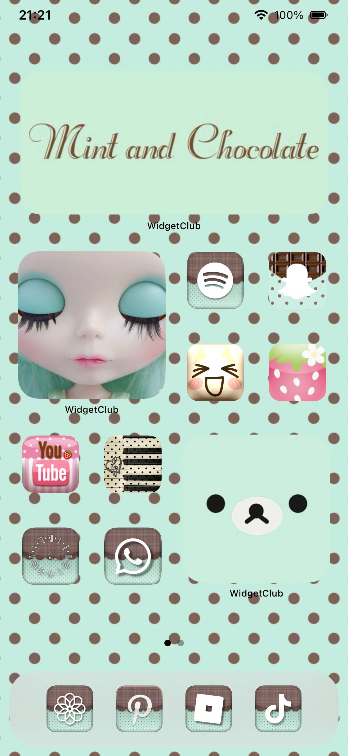 チョコミント🍫Home Screen ideas[43ySeQoV8tJKl1nsnpfs]