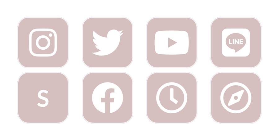 ピンク App Icon Pack[i4S7jnC6sEQVkfrhgm1x]