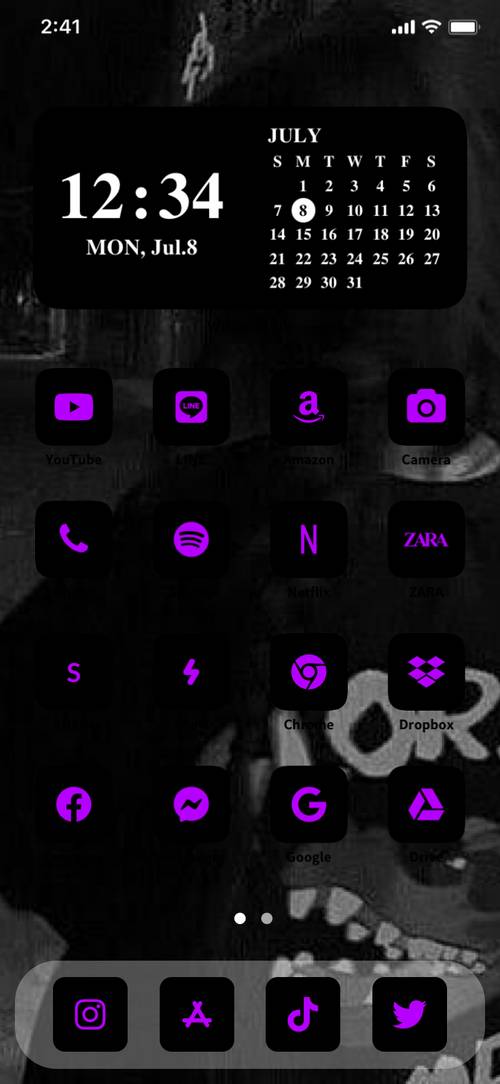 黒 Home Screen ideas[WB6LYesEt0qgy8AlmOBx]
