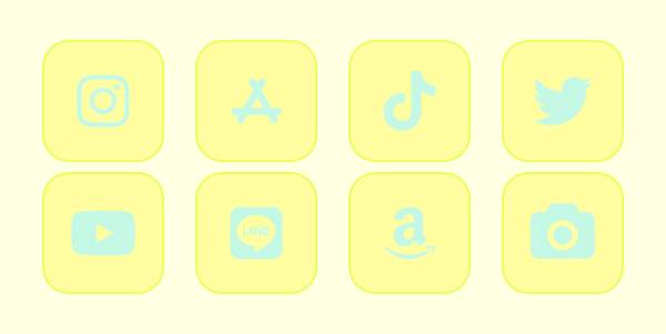 黄色 Πακέτο εικονιδίων εφαρμογής[37NqiK3TX3PdSqMM5MOR]