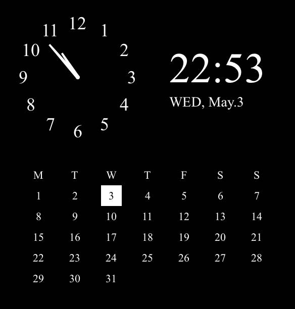 Clock Widget ideas[TpyKD5mN1rfvmfDMlXZb]