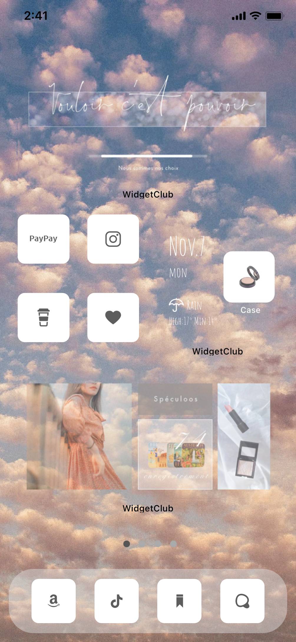 Girly × Lovely home screenHome Screen ideas