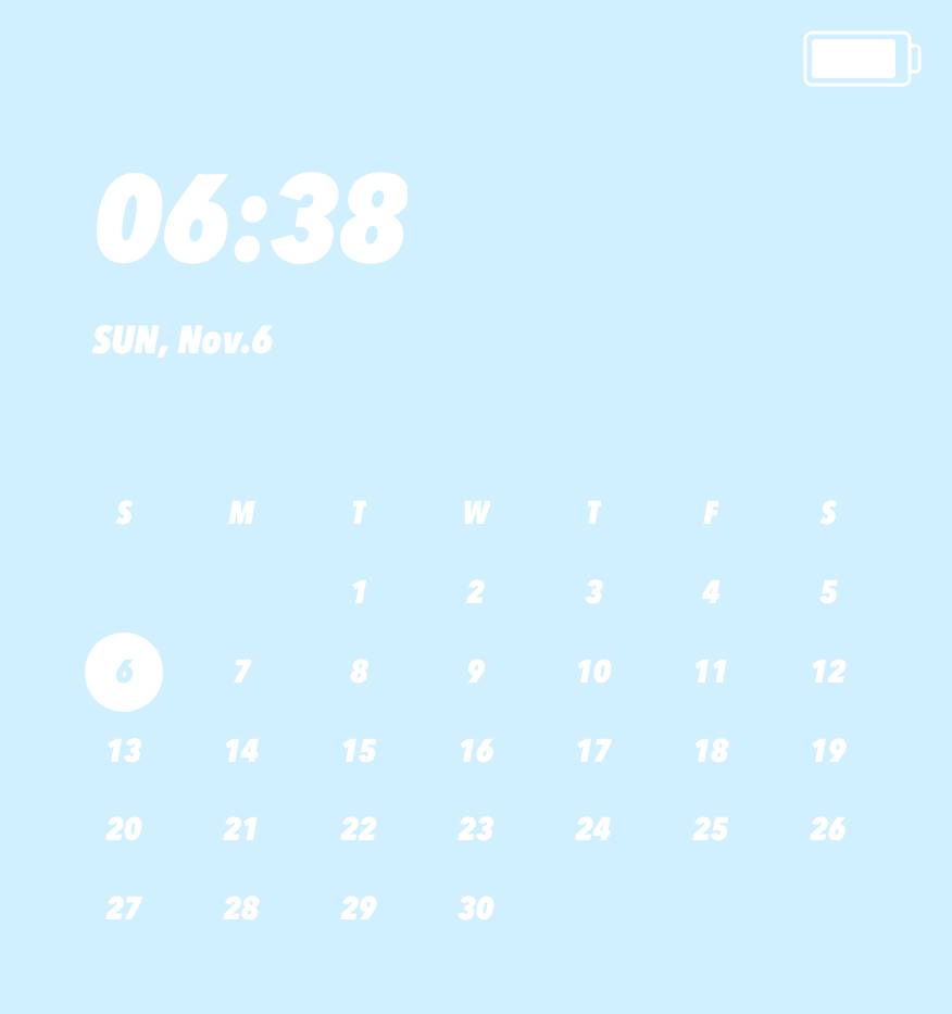 Calendario Ideas de widgets[HEqPI8vIRW6m17YRUWwk]