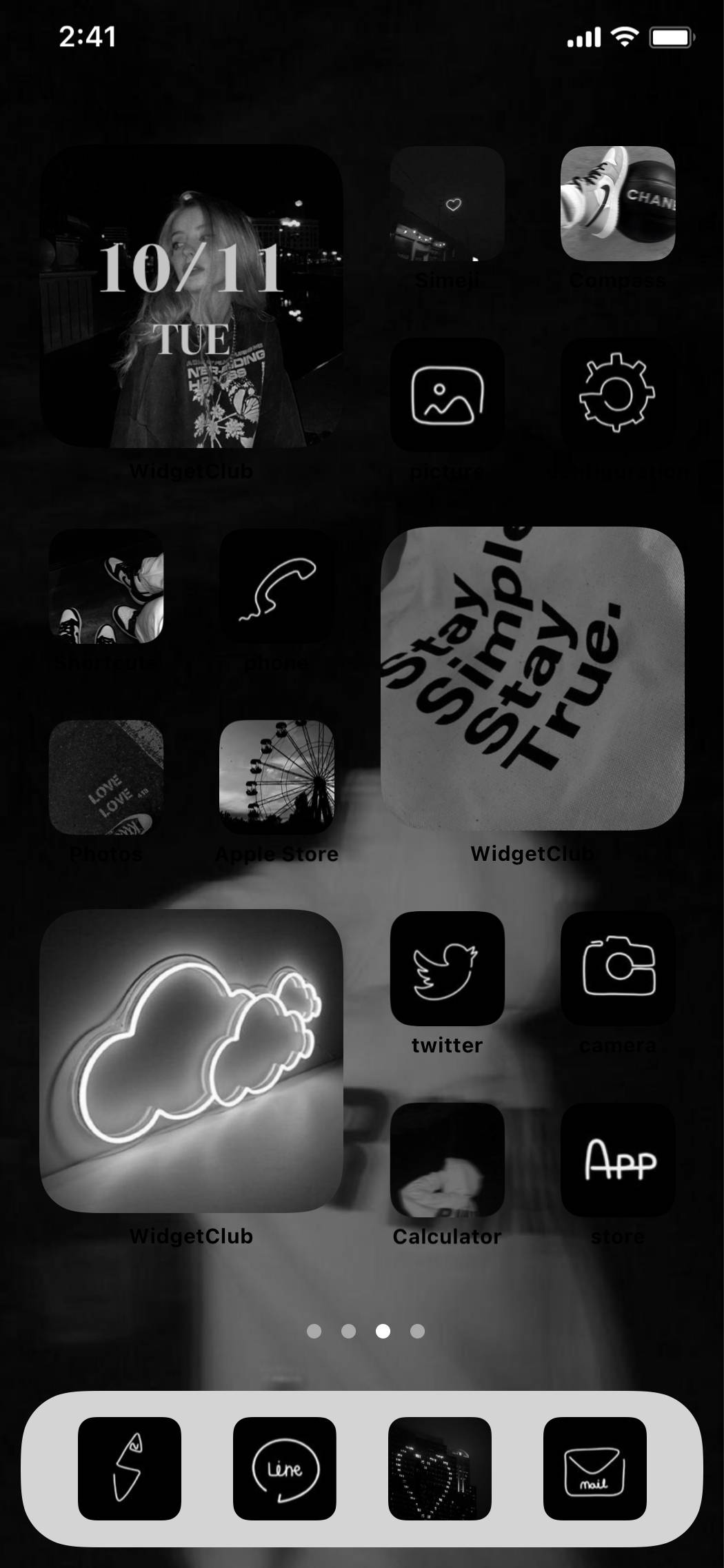 ストリート系 モノクロHome Screen ideas[vv2fkNL2rsSGIh5d1nXY]