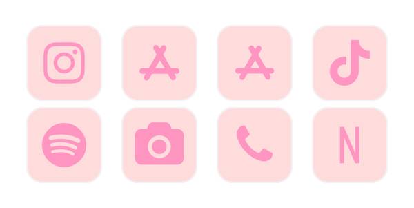 pink aesthetic Paket ikona aplikacije[pTzYsaP05xgQxn61dtQl]