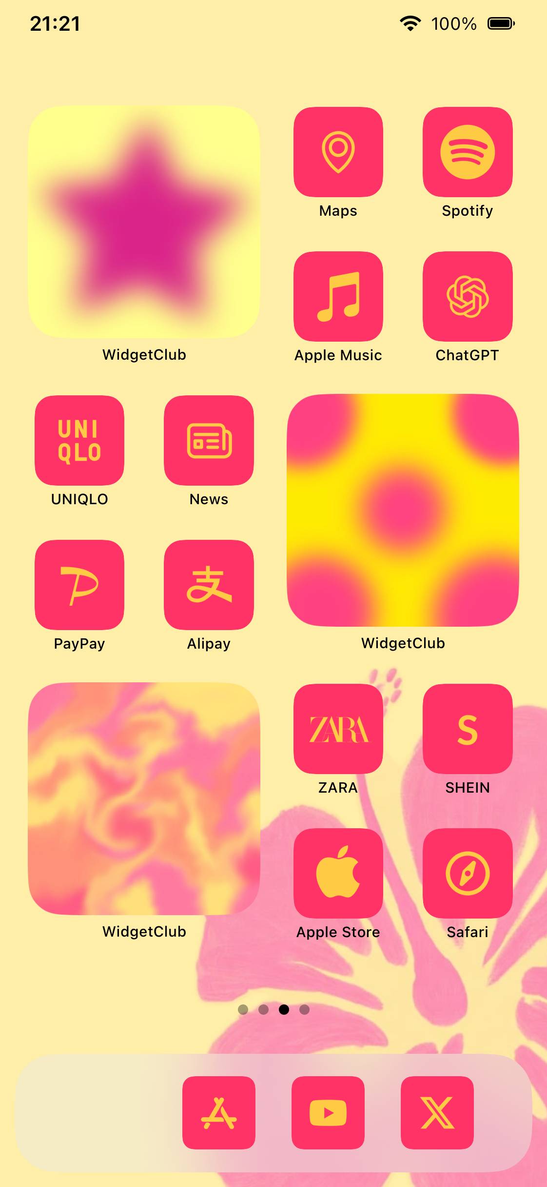 🩷💛★🌺Home Screen ideas[3lt32nBxpGgj2eUvkjC6]
