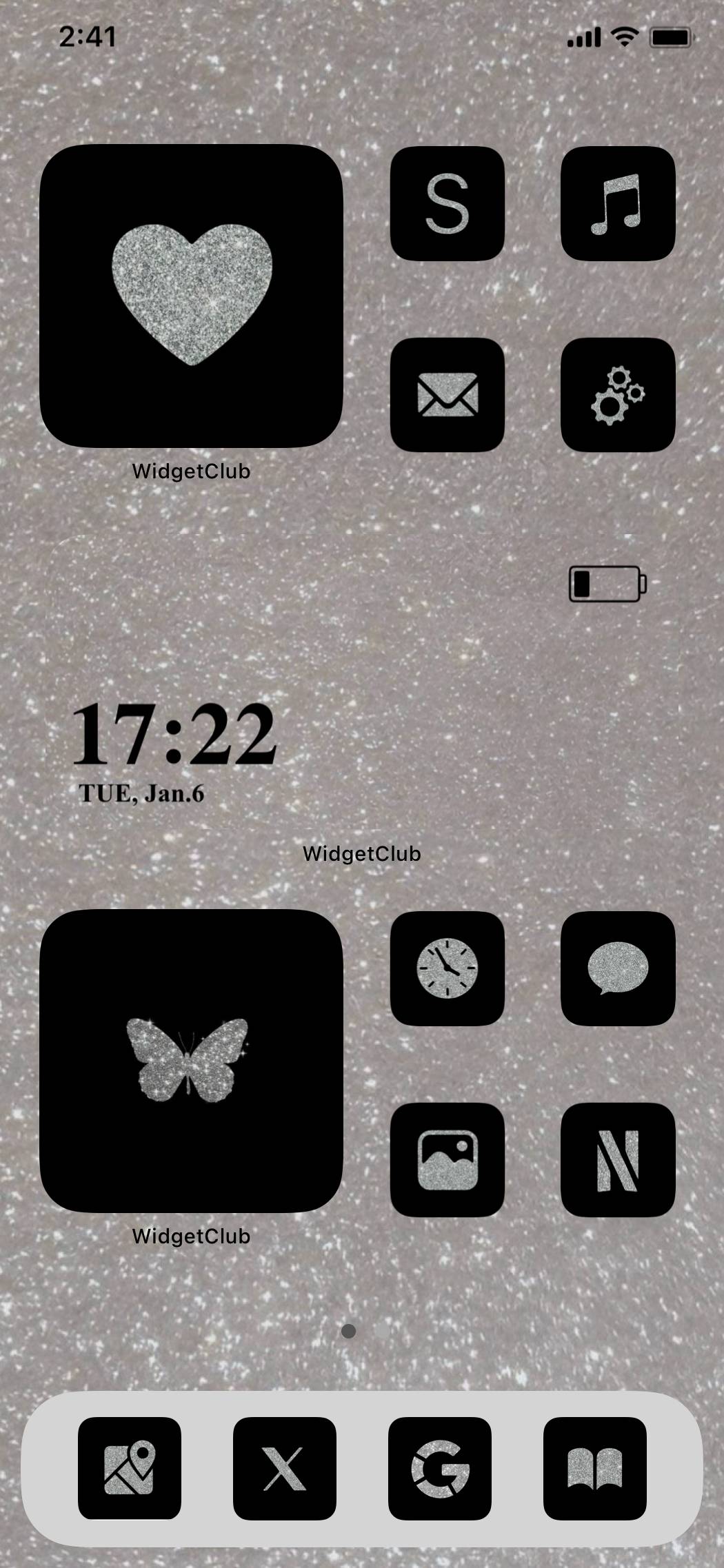 🩶🖤✨Home Screen ideas[RiUi70EyCT7xnellLZUq]