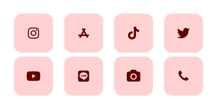 Розово Пакет с икони на приложения[ze1rqIVvvIxyIUOdKhzs]