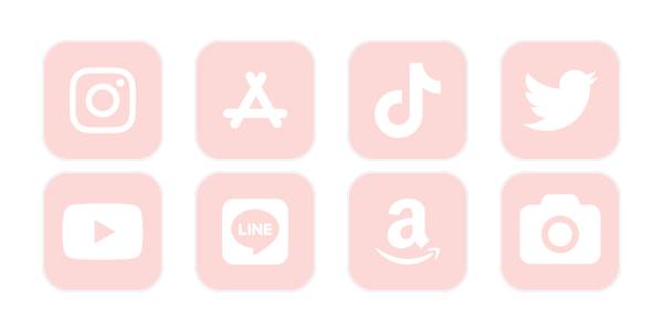 Pink App Icon Pack[l5jJ10JtjcFUJiI6YyZ7]