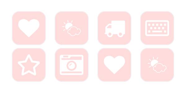 Růžový App Icon Pack[QullsCMWRdTZwuwI038e]