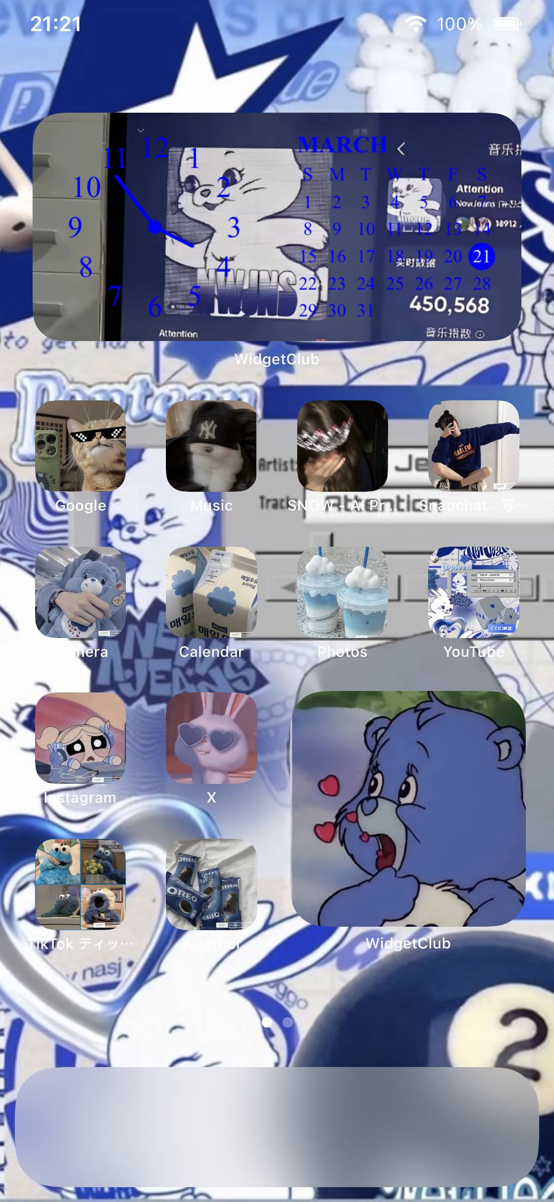 BLUE💙Home Screen ideas[mDWKW5It8JkkKIOEyBcr]