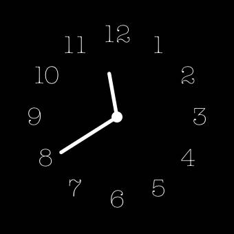 Simple Clock Widget ideas[olgrCylYKGOOa4eScRTP]