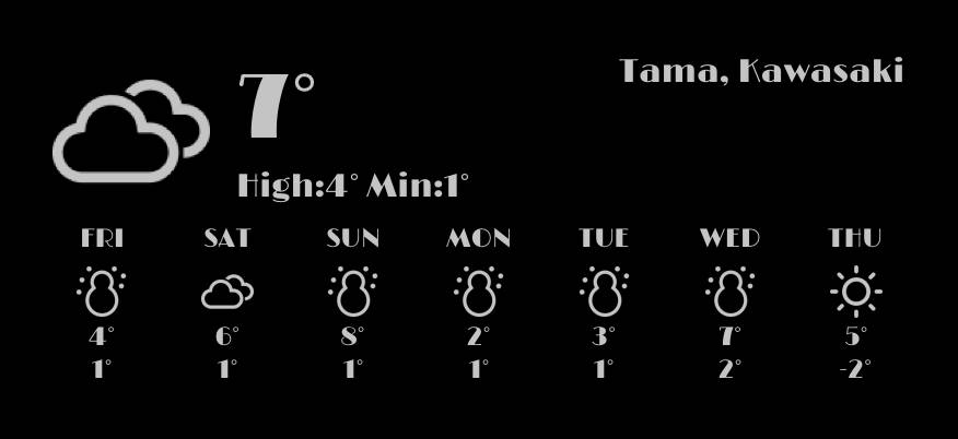 天気 Weather Widget ideas[8jlA4kQbHTC70h2gepKQ]