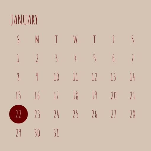 Calendar Widget ideas[p79WdQw1efMHH0grKCMI]