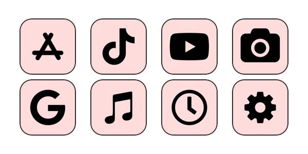 simple pink Paket Ikon Aplikasi[wuHDWgh90kbe2kUXD2lm]
