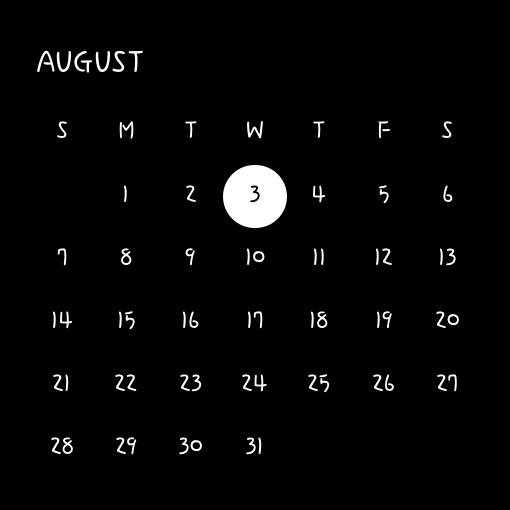 Kalender Widget-Ideen[iBMXfKw1YUSbtcdfZhoV]