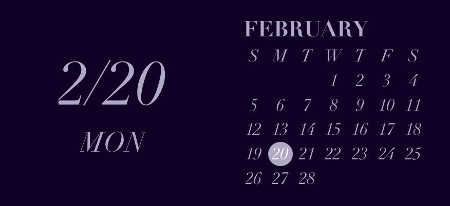 紫 Calendario Idee widget[ZITrGXONn4NgRvxT1pMr]