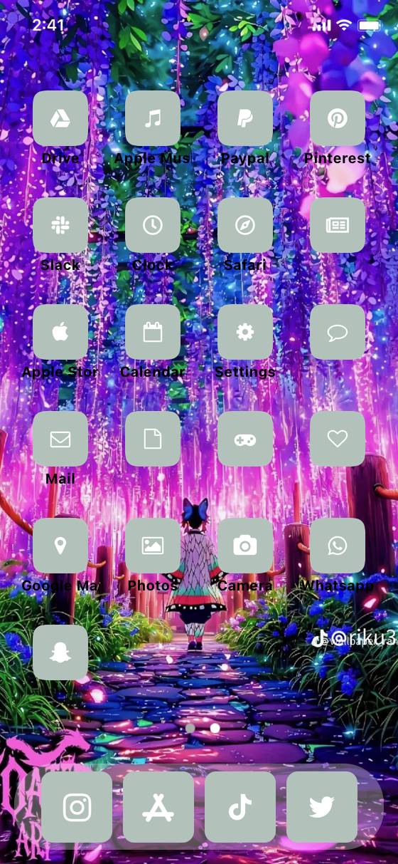 胡蝶しのぶテンプレートHome Screen ideas[jE7brI4OnwBS4QRo6ZrS]