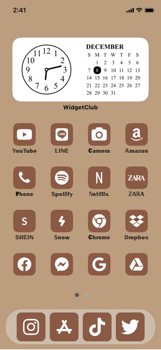 ベージュアイコンHome Screen ideas[2hfaXps0tVdFD8ezXURg]